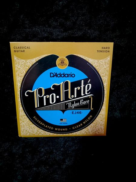 Струни для класичної гітари D'Addario EJ46 Classical Silverplated Wound Nylon Hard Tension 74194 фото