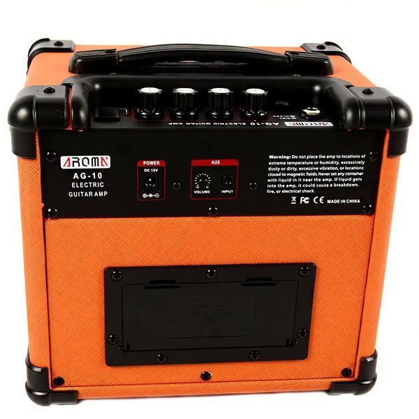 Электрогитара J8 ST42R / BK + комбоусилитель Aroma AG-10 Orange 87323-82330 фото