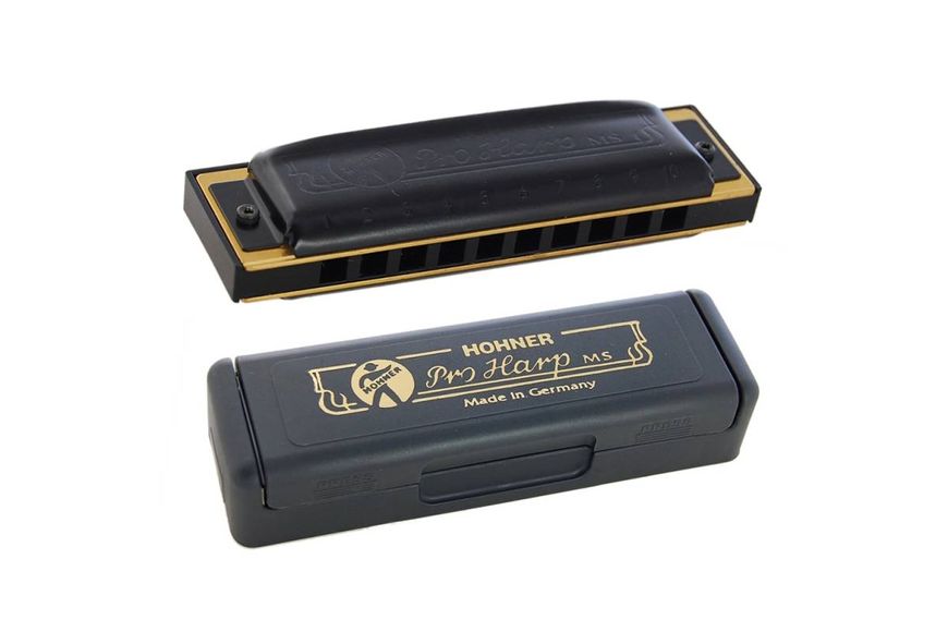 Губна гармошка Hohner M564106 A Pro Harp (Тональність – Ля-мажор) Діатонічна 10 отворів 126017 фото