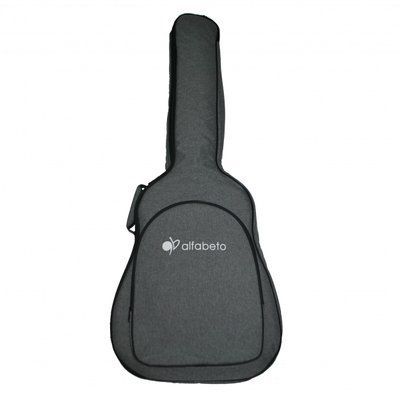Чохол Alfabeto WesternBag55 для акустичної гітари, корпус 41 дюйм, з утеплювачем 10 мм, колір сірий 20-7-13-6 фото