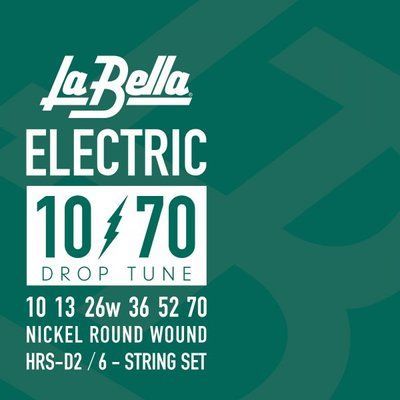 Струны для электрогитары La Bella HRS-D4 Drop Tune Nickel Plated 13/70 530188 фото