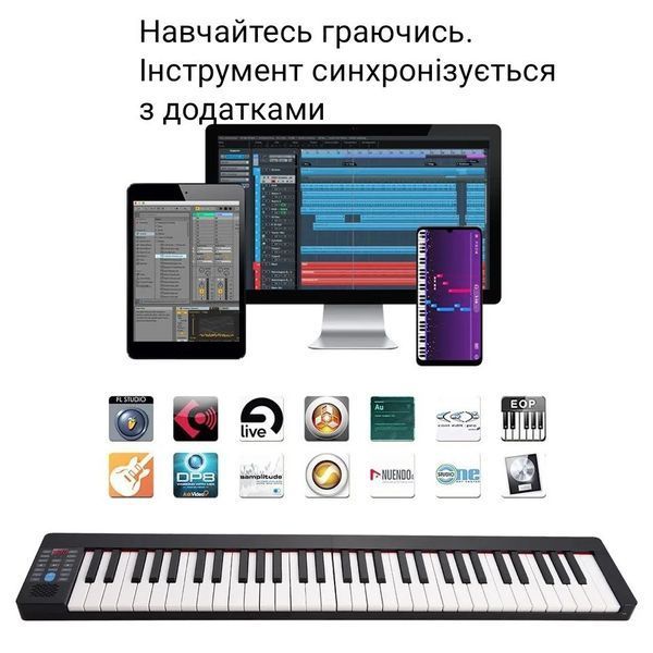 Цифровое пианино Bewinner складное, 61 клавиша Bewinner 61 фото