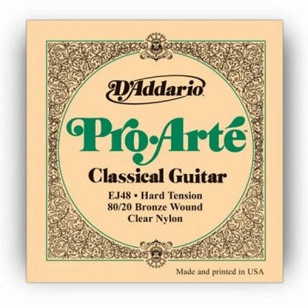 Струни для класичної гітари D'ADDARIO EJ48 Nylon Hard Tension 73769 фото