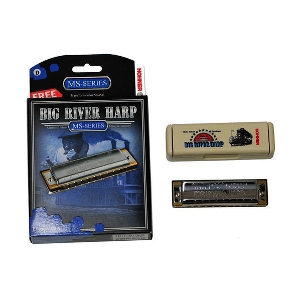 Губна гармошка Hohner M590036 D BIG RIVER HARP (Тональність – Ре-мажор) Діатонічна 10 отворів 110270 фото