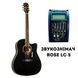 Електроакустична гітара Equites EQ901C BК 41 + П'єзодатчик Rose LC-5 85217-00239 фото 1