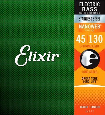 Струни для електро бас-гітари Elixir 14777 5S L SS 530073 фото