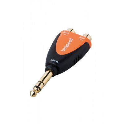 Переходник 2xRCA to Jack 6.3 Bespeco SLAD370 23-17-2-7 фото