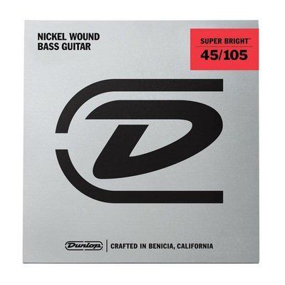 Струны для бас-гитары Dunlop DBSBS45105 Super Bright Medium Nickel wound 45-105 121845 фото