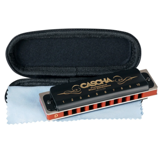 Губна гармоніка Cascha Professional Blues Harmonica в D Diatonic HH 2159 (Ре) 24-10-05-02 фото
