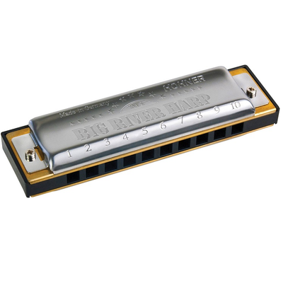 Губна гармошка Hohner Big River Harp G-major MS M590086 (Тональність &ndash;Соль-мажор) Діатонічна 10 отворів 110272 фото