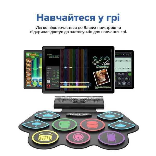 Гибкая ударная установка Musicality DRL9 _drumroll9 23-10-10-03 фото