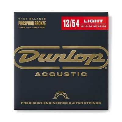 Струни для акустической гитары Dunlop DAP1254 Phosphor Bronze Light 114570 фото