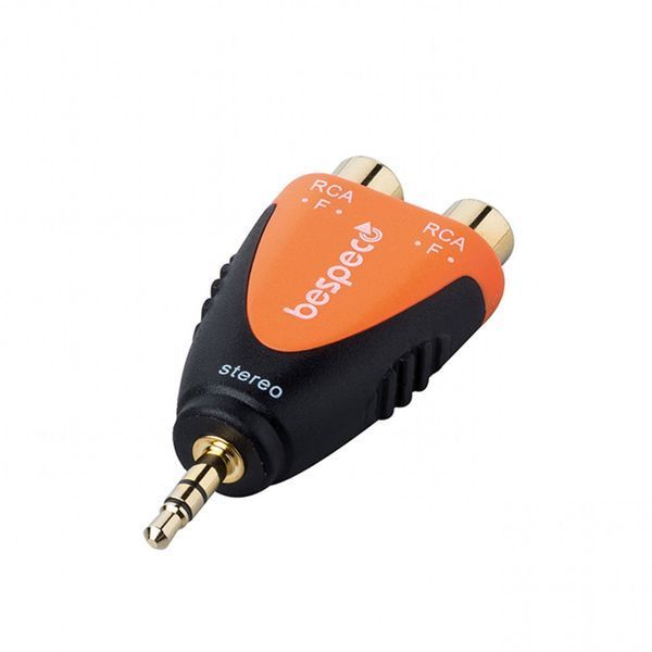 Переходник 2xRCA to Jack 3.5 stereo Bespeco SLAD380 23-17-3-3 фото