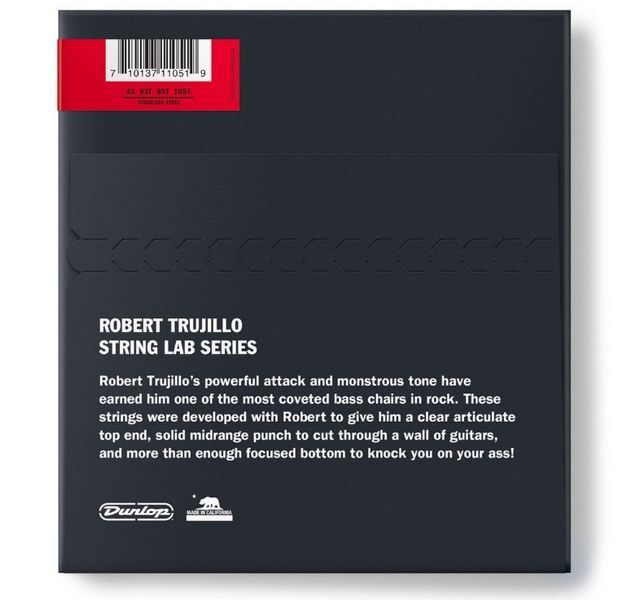 Струны для бас-гитары Dunlop RTT45105T Robert Trujillo Stainless Steel Tapered 116369 фото