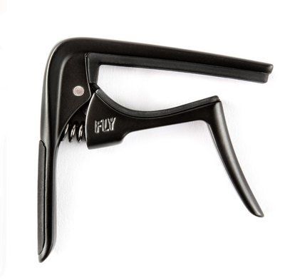 Каподастр Dunlop 63CBK Black Acoustic Trigger Fly Curved Capo 128175 фото