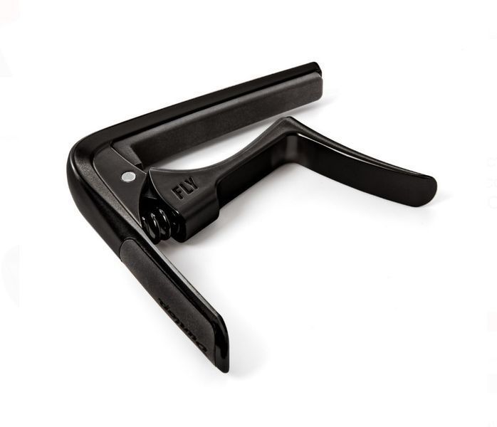 Каподастр Dunlop 63CBK Black Acoustic Trigger Fly Curved Capo 128175 фото