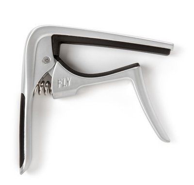 Каподастр Dunlop 63CSC Satin Chrome Acoustic Trigger Fly Curved Capo 128176 фото
