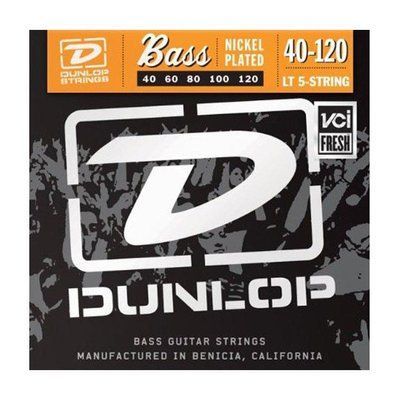 Струны для бас-гитары (5 струн) Dunlop DBN40120T Nickel Plated Steel Light 5 121834 фото
