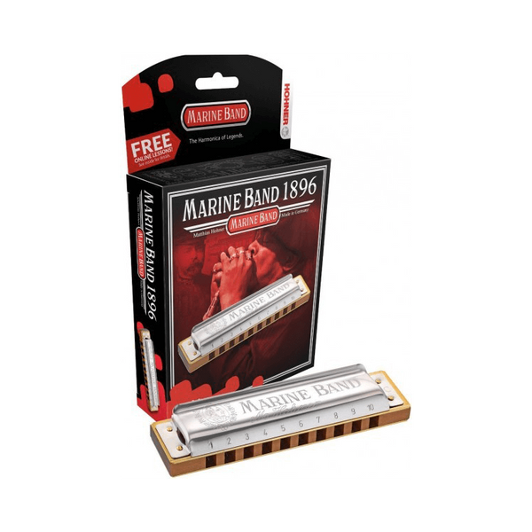 Губна гармошка Hohner Marine Band 1896 F# Natural Minor (Тональність F#nm (натуральний мінор)) Діатонічна 10 отворів 126005 фото