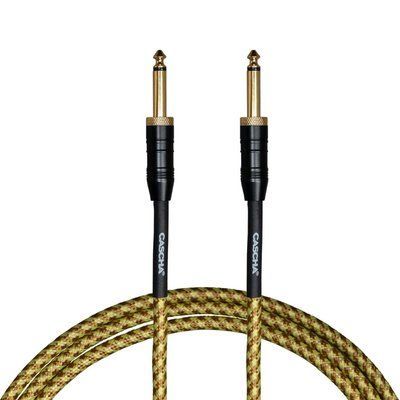 Кабель инструментальный Cascha CCP-G2STW6 (Professional Line Guitar Cable, Tweed Natural, 6 м) 24-10-05-58 фото