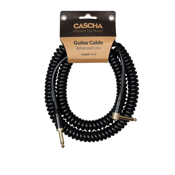 Кабель інструментальний Cascha CCP-G2STW6 (Professional Line Guitar Cable, Tweed Natural, 6 м) 24-10-05-58 фото