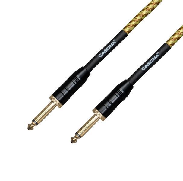 Кабель інструментальний Cascha CCP-G2STW6 (Professional Line Guitar Cable, Tweed Natural, 6 м) 24-10-05-58 фото