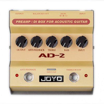Педаль для акустичної гітари JOYO AD-2 Acoustic Guitar preamp and DI Box, 5 режимів 125051 фото