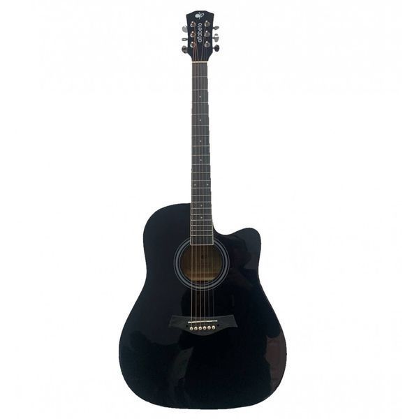 Электроакустическая гитара Alfabeto WG150EQ 41" с пьезодатчиком LC-5, с чехлом, черная 17-4-25-9 фото