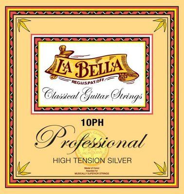 Струни для класичної гітари La Bella 10PH Professional Classical Guitar Strings High Tension Silver 528804 фото