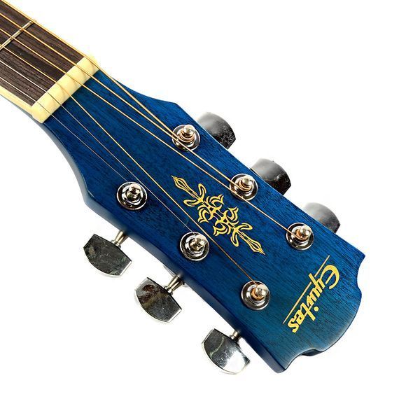 Набір акустична гітара Equites EQ905C BL 41" + медіатори + струни + чохол 85212-76453-78837-74702 фото
