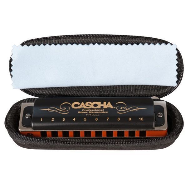 Губна гармоніка Cascha Professional Blues Harmonica in Bb Diatonic HH 2222 (Сі-бемоль) (губна гармошка) 24-10-05-07 фото