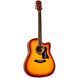 Акустична гітара Equites EQ901C BS жовтий/чорний з металевими струнами розмір 41" 85215 фото 5