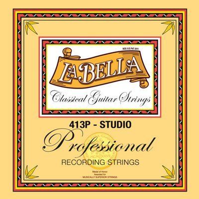 Струни для класичної гітари La Bella 413P-Studio Professional Classical Guitar Strings Medium Tension 530178 фото