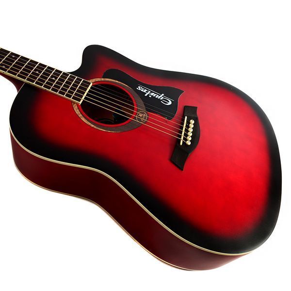 Набір акустична гітара Equites EQ905C RDS 41" + медіатори + струни + чохол 85210-76453-78837-74702 фото