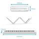 Складане цифрове піаніно / MIDI-клавіатура Blackstar Carry-on Folding Piano Touch 88 White 128040 фото 3