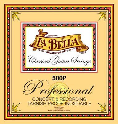 Струни для класичної гітари La Bella Professional Concert & Recording 500P Medium Hard Tension 528803 фото
