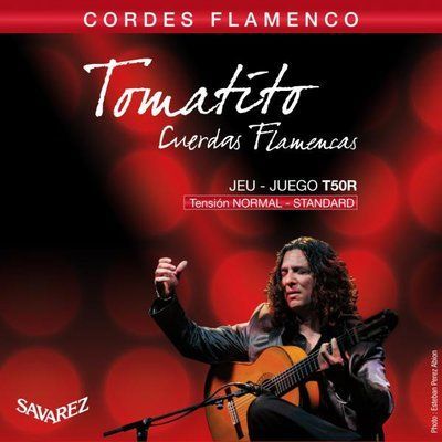 Струны для классической гитары Savarez T50R Tomatito Сordes Flamenco Classical Guitar Strings Normal Tension Nylon 127008 фото