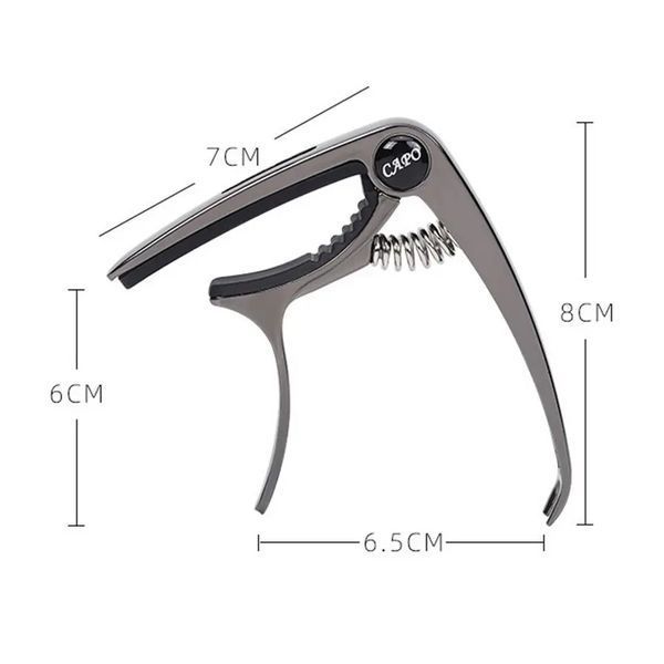 Каподастр Capo Silver для акустичної гітари, електрогітари та укулеле Capo Silver фото
