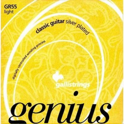 Струни для класичної гітари GALLI Genius PROcoated GR55 C (22-48) Nylon Light Tension 29-1-21-15 фото