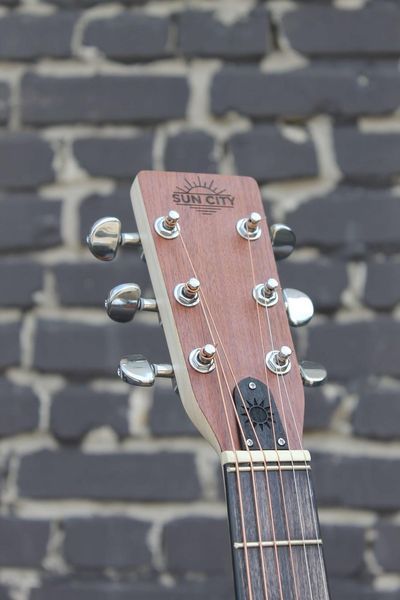 Гитара акустическая SUN CITY D\as (Dreadnought, all sapele) натуральный с металлическими струнами (бронза) D/as фото