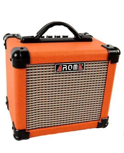 Набор электро гитара J8 HMG BK 101 + чехол + комбоусилитель Aroma AG-10 Orange 81812-87212-82330 фото