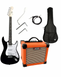 Набор электро гитара J8 HMG BK 101 + чехол + комбоусилитель Aroma AG-10 Orange 81812-87212-82330 фото 1