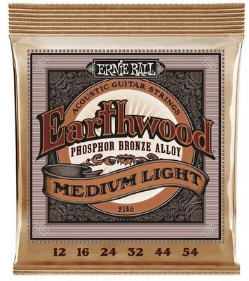 Струни для акустичної гітари 12-54 Ernie Ball P02146 116393 фото
