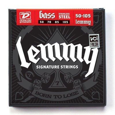 Струны для бас-гитары Dunlop LKS50105 Lemmy Signature STAINLESS STEEL 50-105 119075 фото
