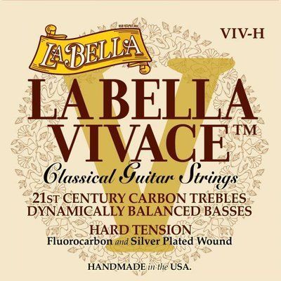 Струны для классической гитары La Bella VIV-H Hard Tension карбоновые 528795 фото