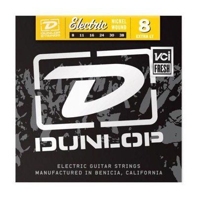 Струны для электрогитары Dunlop DEN0838 Nickel Extra Light 08-38 255023 фото