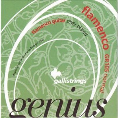 Струни для класичної гітари GALLI Genius Flamenco GR105 Nylon Normal Tension 29-1-21-20 фото