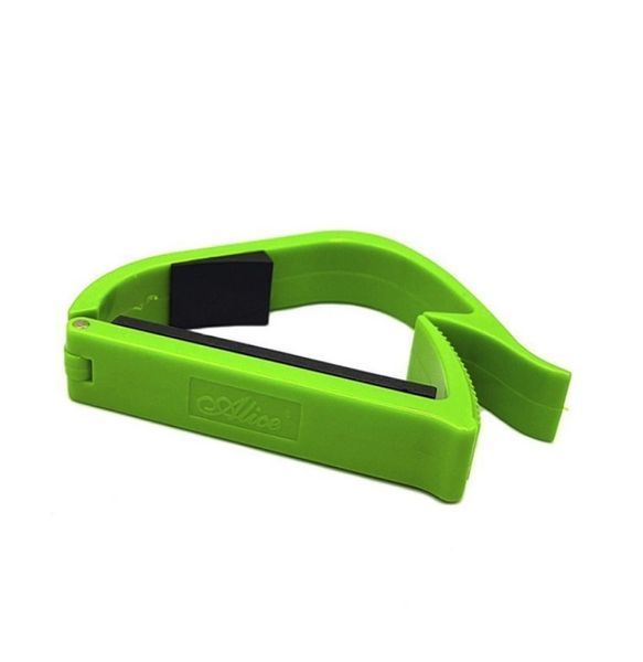Alice A007E-A Green Каподастр для акустичесской гитары 75657 Green фото