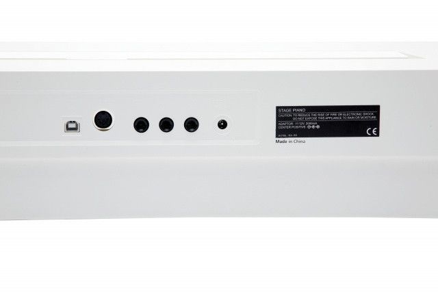 Компактне цифрове піаніно Kurzweil KA-90 WH, 88-нотна клавіатура, повністю обтяжена, ударна, з регульованими сенсорними клавішами 286146 фото