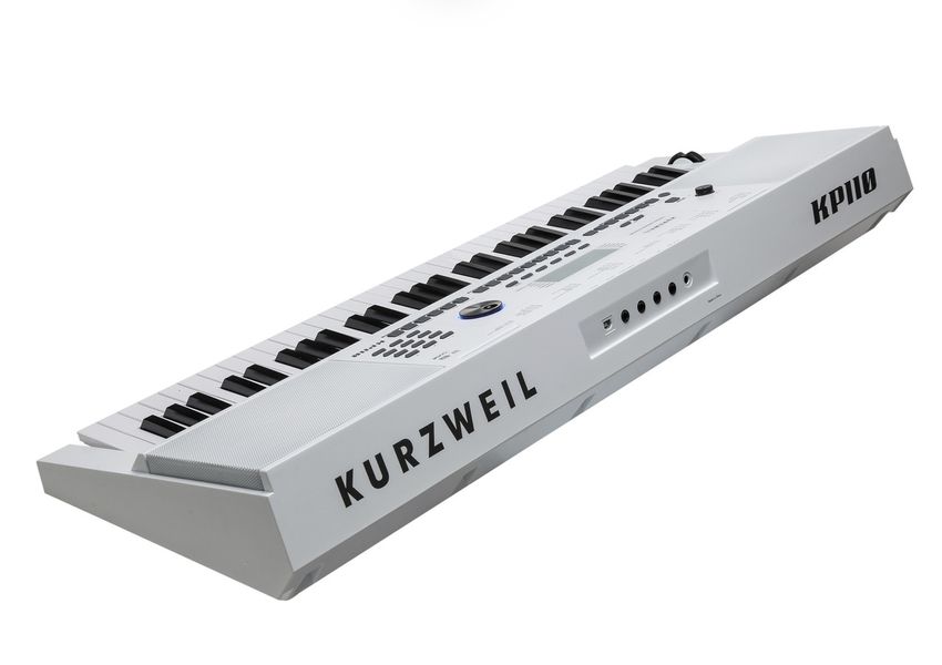 Синтезатор цифровий Kurzweil KP110 WH, 61-клавішна синтезаторна клавіатура з рівнем чутливості, що настроюється 286763 фото